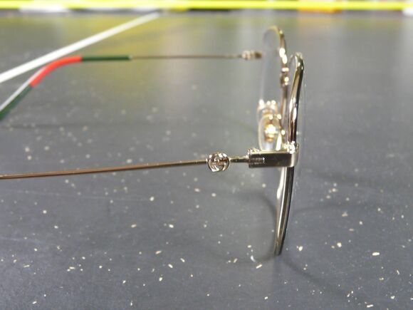 Gucci Geometric Ladies Eyeglasses Glasses Frames Only | GG0396O | AS/IS - FLAWED main image 7